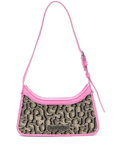 Acne Studios Micro Platt Shoulder Bag In Neutral