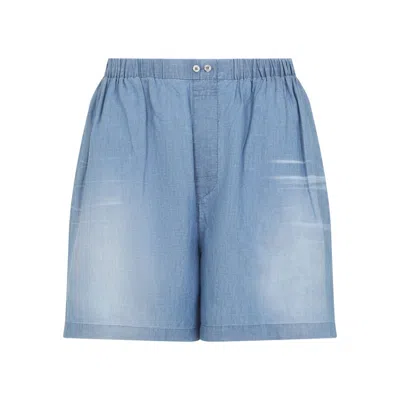 Acne Studios Acen Studios Shorts Men In Blue