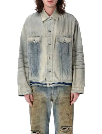 Acne Studios Oversized Denim Jacket In Blue