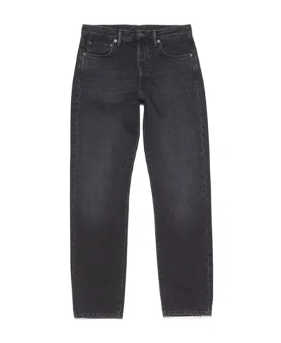 ACNE STUDIOS ACNE STUDIOS LOGO PATCH MID-RISE JEANS