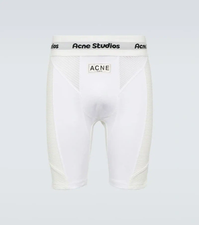 Acne Studios Mid-rise Straight Pants In White