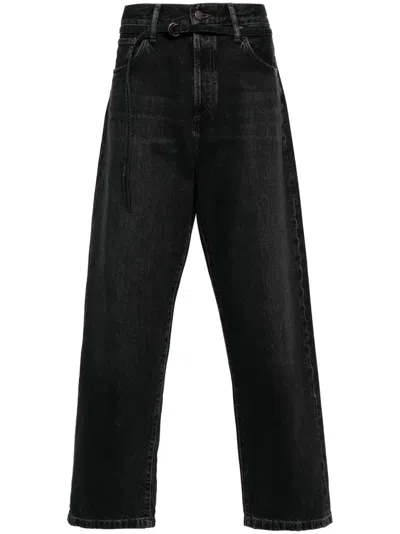 ACNE STUDIOS MID-RISE WIDE-LEG JEANS