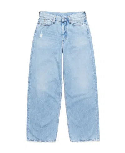 Acne Studios Mid-rise Wide-leg Jeans In Blue