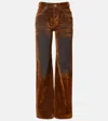 Acne Studios Mid-rise Wide-leg Jeans In Brown