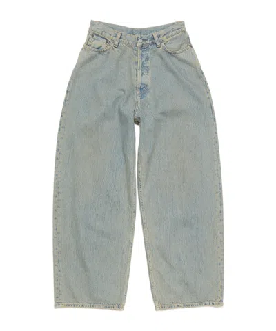 Acne Studios Mid-rise Wide-leg Jeans In Gray