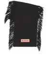 Acne Studios Mid Scarf In Black Melange