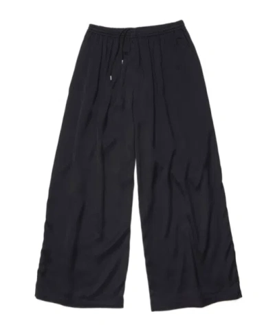Acne Studios Mid-waist Casual Pants In Black