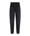 Acne Studios Mid Waisted Wide-leg Jeans In Black