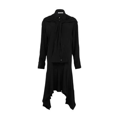 Acne Studios Midi Dress In Black