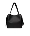 Acne Studios Midi Knotted Shoulder Bag In Black