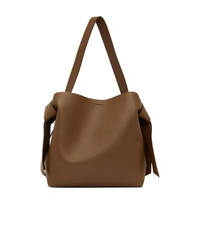 ACNE STUDIOS ACNE STUDIOS LOGO DETAILED MIDI SHOULDER BAG