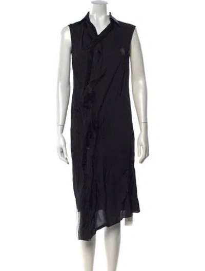 Pre-owned Acne Studios Midi Length Dress In Black