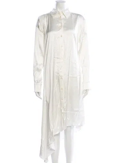 Pre-owned Acne Studios Midi Length Dress W/ Tags In Neutral