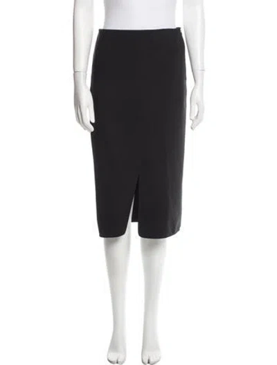 Pre-owned Acne Studios Midi Length Skirt In Black