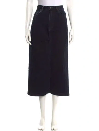 Pre-owned Acne Studios Midi Length Skirt In Black