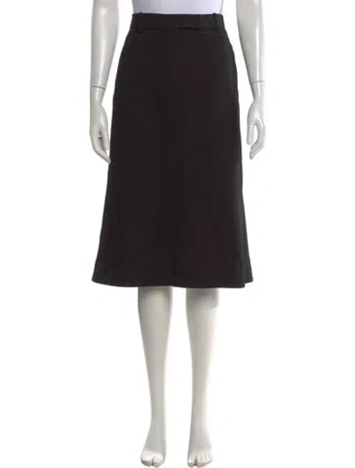 Pre-owned Acne Studios Midi Length Skirt In Black