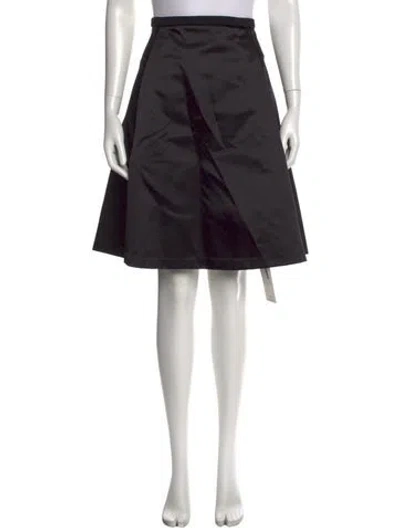 Pre-owned Acne Studios Midi Length Skirt In Black