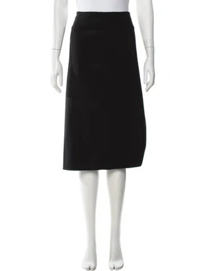 Pre-owned Acne Studios Midi Length Skirt In Black