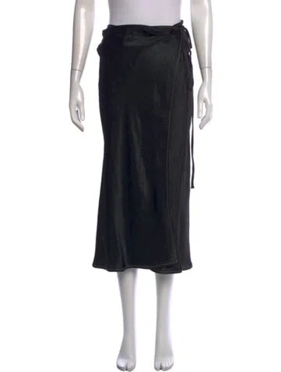 Pre-owned Acne Studios Midi Length Skirt In Black