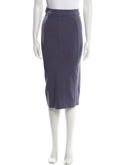 Pre-owned Acne Studios Midi Length Skirt In Blue