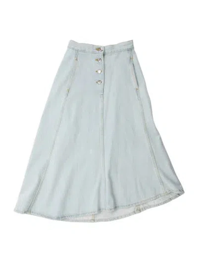 Pre-owned Acne Studios Midi Length Skirt In Blue