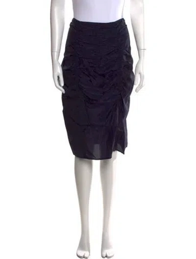 Pre-owned Acne Studios Midi Length Skirt In Blue