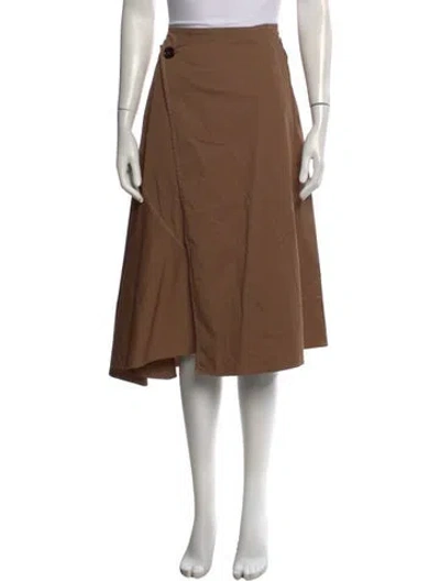 Pre-owned Acne Studios Midi Length Skirt In Brown