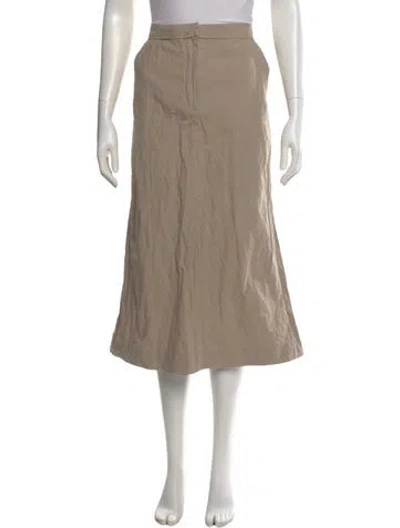 Pre-owned Acne Studios Midi Length Skirt In Neutral
