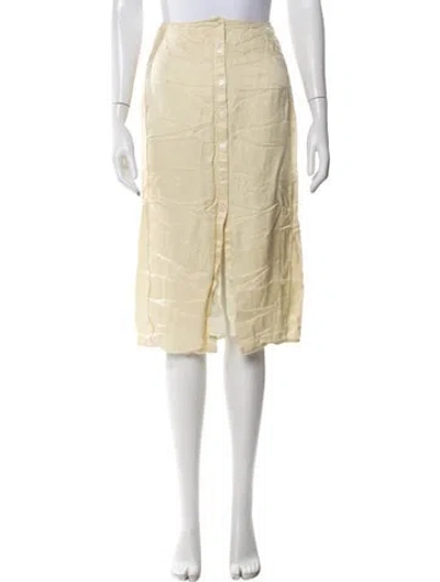 Pre-owned Acne Studios Midi Length Skirt In Neutral