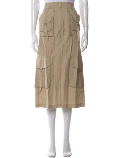 Pre-owned Acne Studios Midi Length Skirt In Neutral