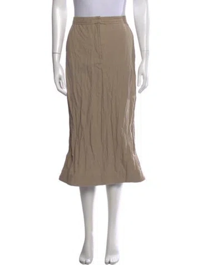 Pre-owned Acne Studios Midi Length Skirt In Neutral