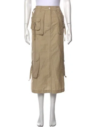 Pre-owned Acne Studios Midi Length Skirt In Neutrals