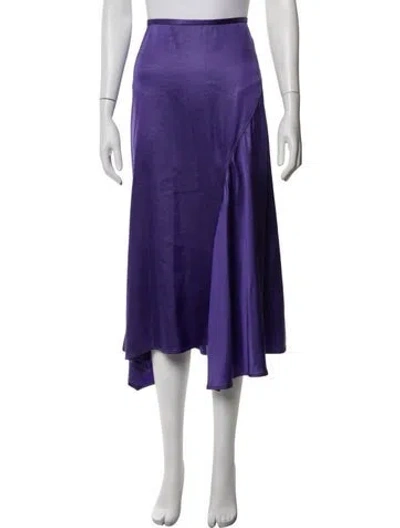 Pre-owned Acne Studios Midi Length Skirt In Purple