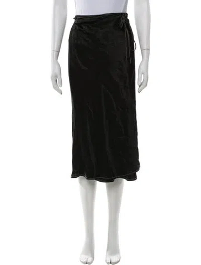 Pre-owned Acne Studios Midi Length Skirt W/ Tags In Black