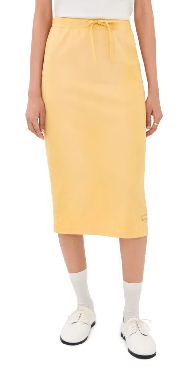 Acne Studios Midi Skirt Warm Yellow