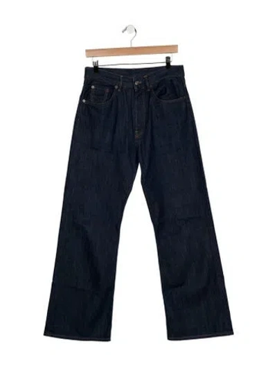 Pre-owned Acne Studios Mid-rise Flared Jeans In Blue
