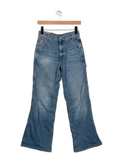 Pre-owned Acne Studios Mid-rise Flared Jeans In Blue