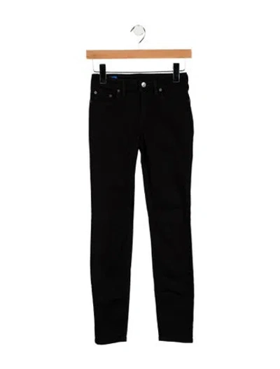 Pre-owned Acne Studios Mid-rise Skinny Leg Jeans In Black