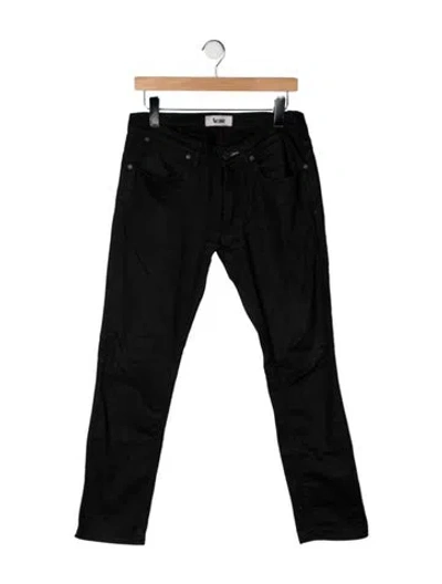 Pre-owned Acne Studios Mid-rise Skinny Leg Jeans In Black