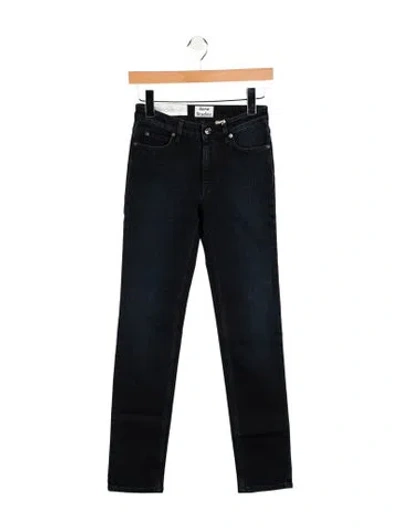Pre-owned Acne Studios Mid-rise Skinny Leg Jeans In Blue