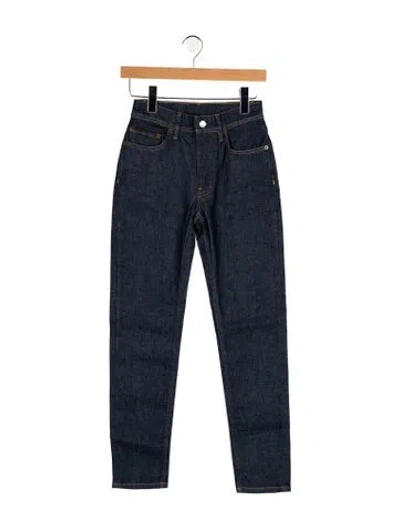 Pre-owned Acne Studios Mid-rise Skinny Leg Jeans In Blue