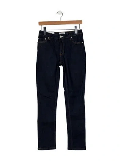 Pre-owned Acne Studios Mid-rise Skinny Leg Jeans In Blue