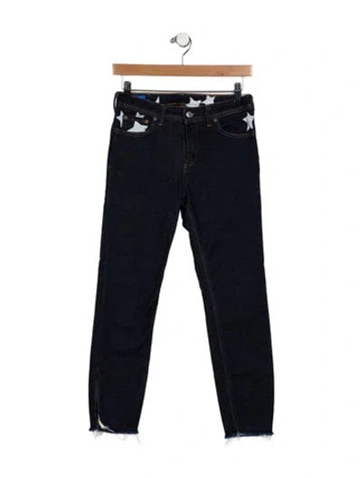 Pre-owned Acne Studios Mid-rise Skinny Leg Jeans In Blue
