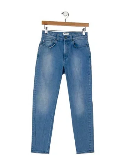 Pre-owned Acne Studios Mid-rise Skinny Leg Jeans In Blue