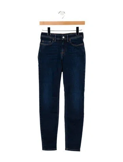 Pre-owned Acne Studios Mid-rise Skinny Leg Jeans In Blue