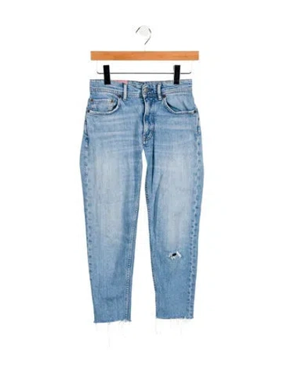 Pre-owned Acne Studios Mid-rise Skinny Leg Jeans In Blue