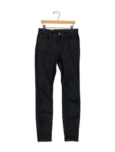 Pre-owned Acne Studios Mid-rise Skinny Leg Jeans In Blue
