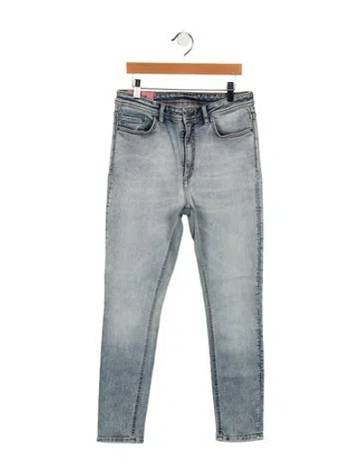 Pre-owned Acne Studios Mid-rise Skinny Leg Jeans In Blue