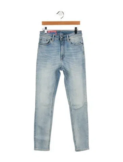 Pre-owned Acne Studios Mid-rise Skinny Leg Jeans In Blue