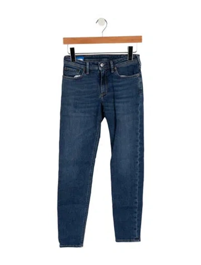 Pre-owned Acne Studios Mid-rise Skinny Leg Jeans In Blue